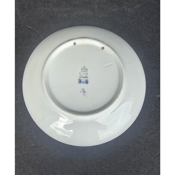 Vintage Bing & Grondahl Christmas Plate Juleaften 1926 Blue Porcelain Denmark - Picture 5 of 5